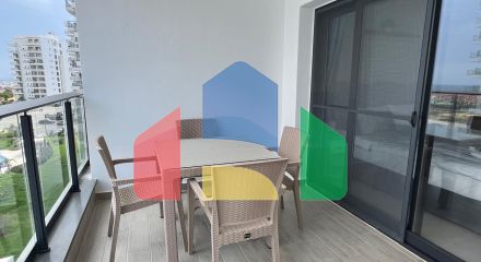 Студия 50 м2 с балконом 9 м2 и видом на море