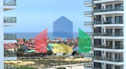 Студия 50 м2 с балконом 9 м2 и видом на море