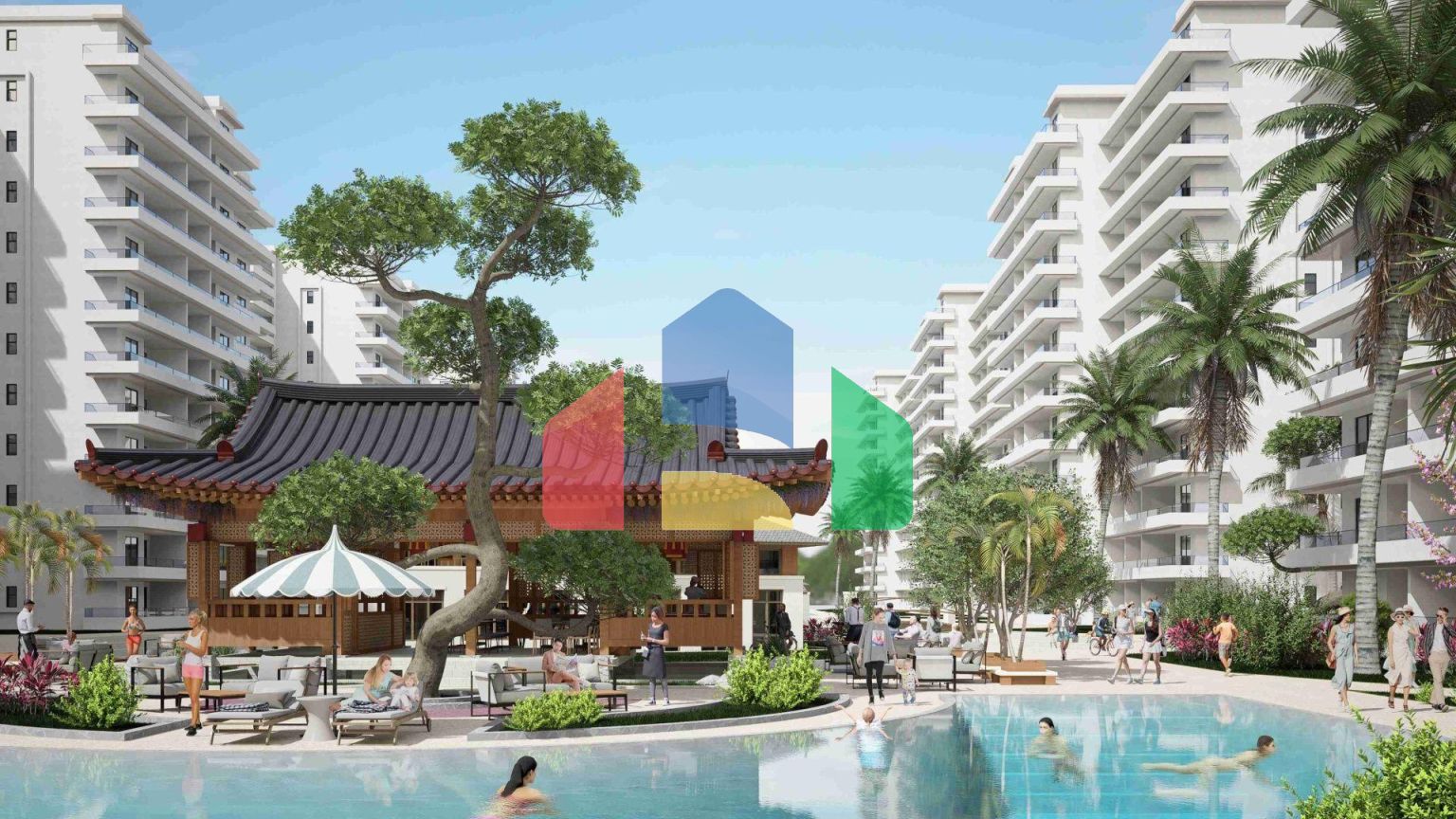 Студия 46м2 с балконом 9м2