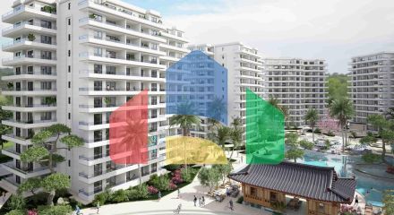 Студия 46м2 с балконом 9м2