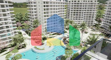 2-комнатные апартаменты 60м2 с балконом 11м2