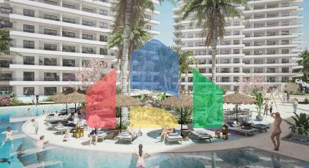 2-комнатные апартаменты 60м2 с балконом 11м2