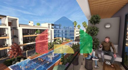 3-комнатные апартаменты 114м2 с террасой 14м2 3-комнатные апартаменты 114м2 с террасой 14м2