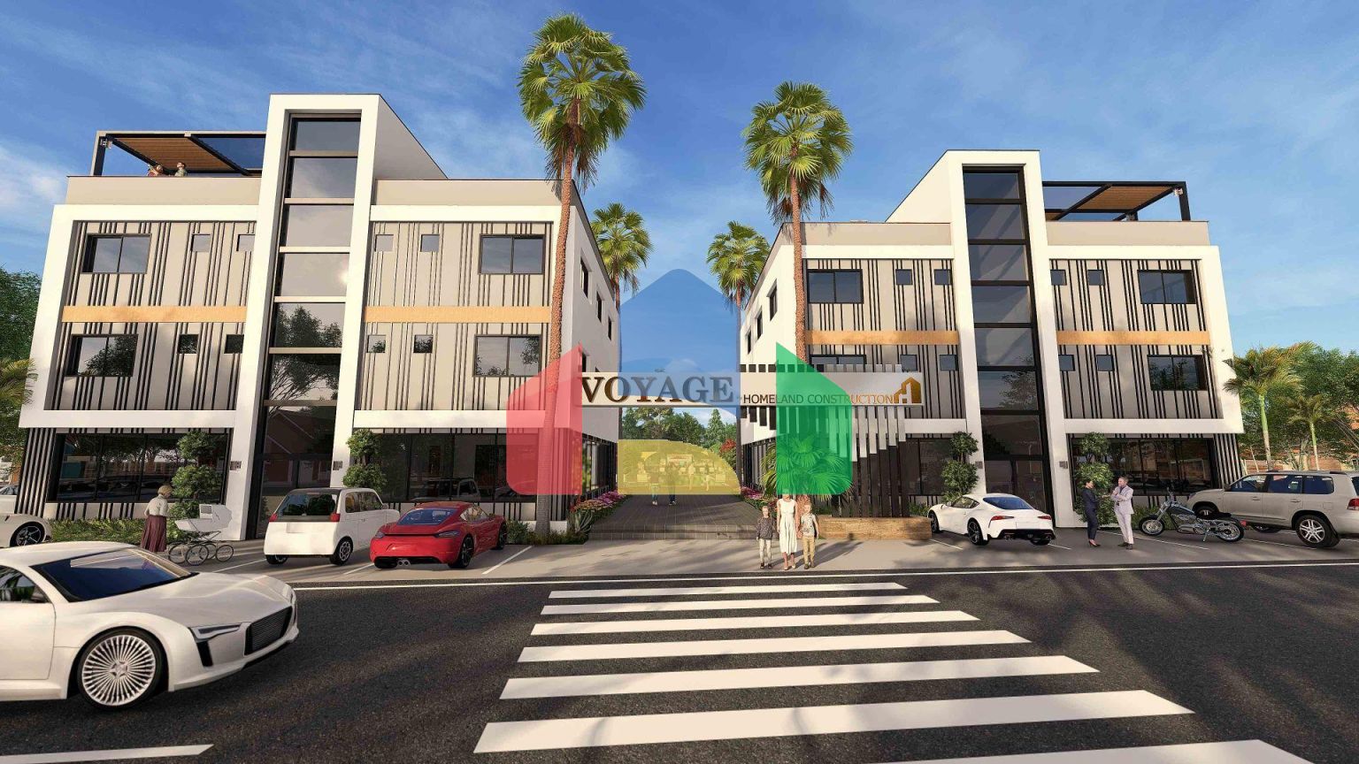 3-комнатные апартаменты 114м2 с террасой 14м2 