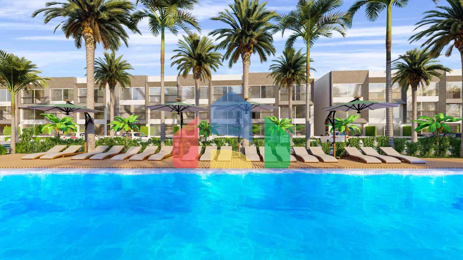 Студия 38 м2 с террасой 11 м2 в Искеле