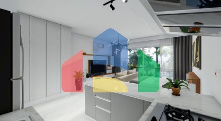 Студия 38 м2 с террасой 11 м2 в Искеле