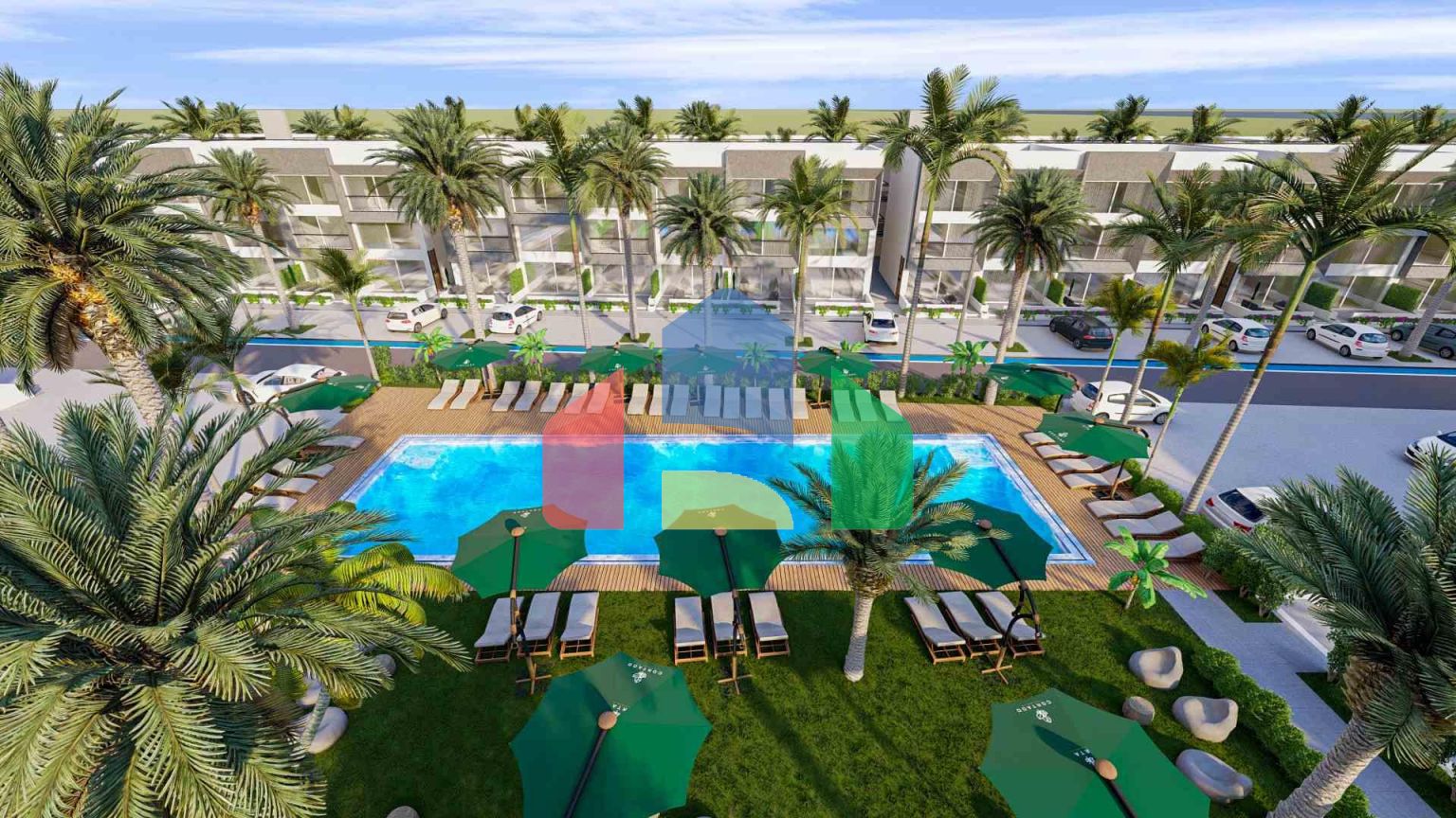 Студия 38 м2 с террасой 11 м2 в Искеле