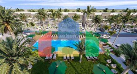 Студия 38 м2 с террасой 11 м2 в Искеле