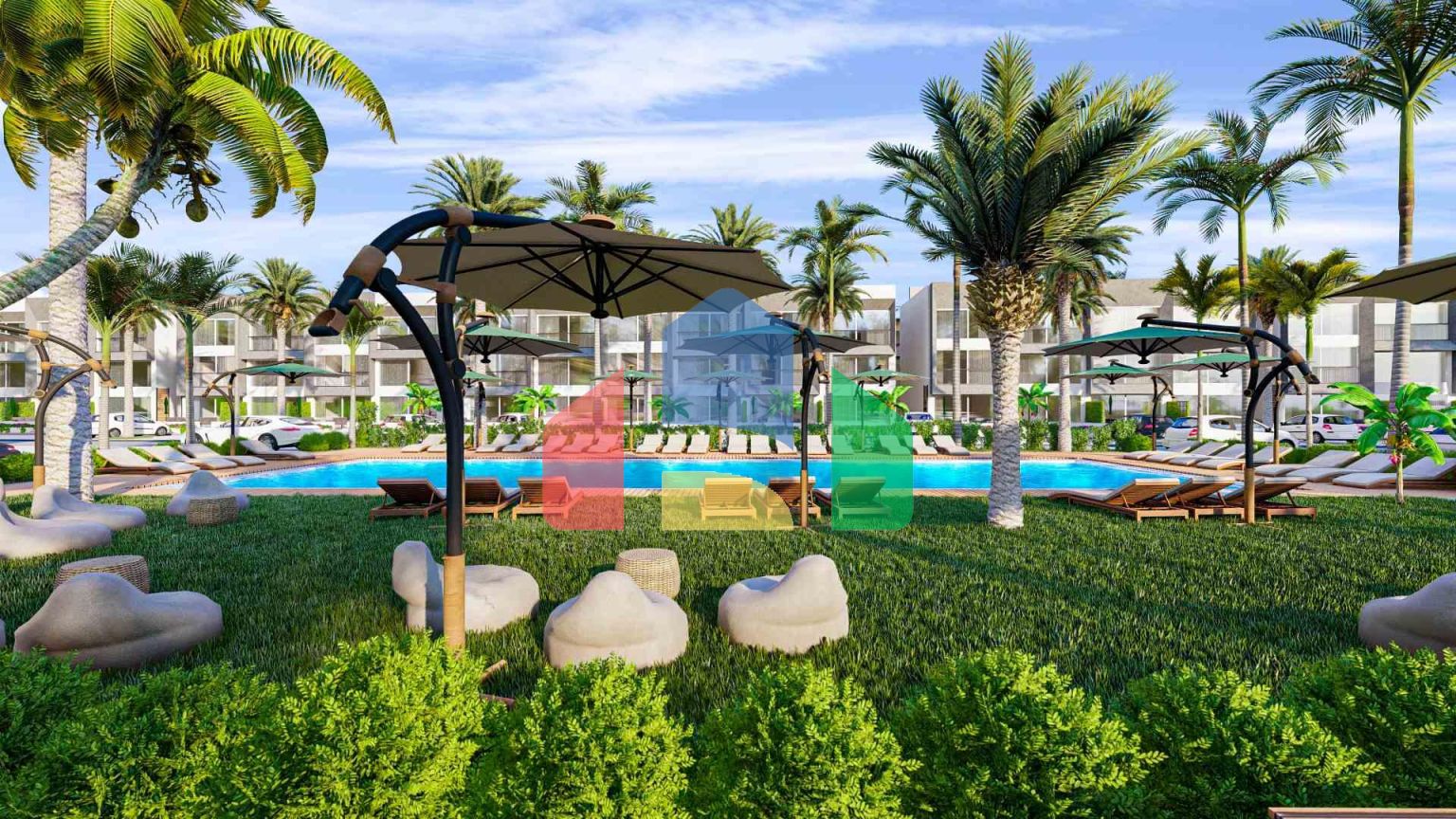 Студия 38 м2 с террасой 11 м2 в Искеле