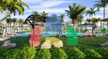 Студия 38 м2 с террасой 11 м2 в Искеле