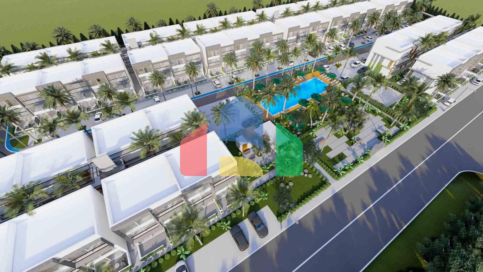 Студия 38 м2 с террасой 11 м2 в Искеле