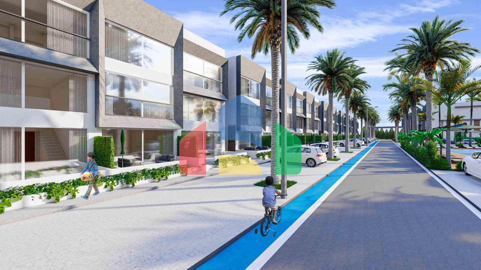 Студия 38 м2 с террасой 11 м2 в Искеле