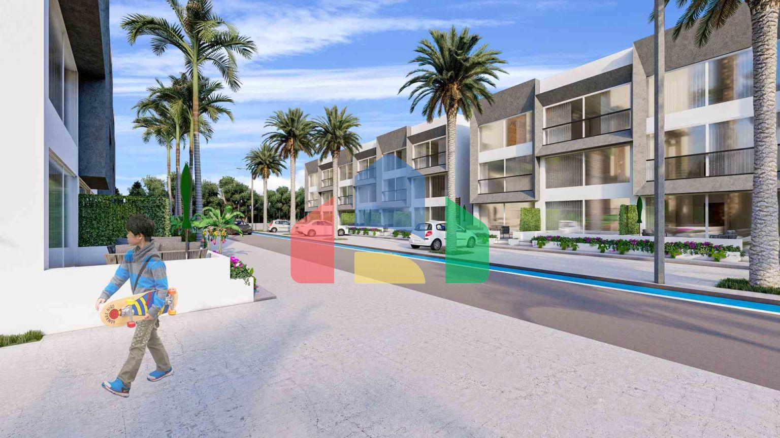 Студия 38 м2 с террасой 11 м2 в Искеле