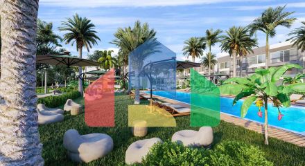 Студия 38 м2 с террасой 11 м2 в Искеле