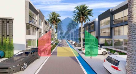 Студия 38 м2 с террасой 11 м2 в Искеле