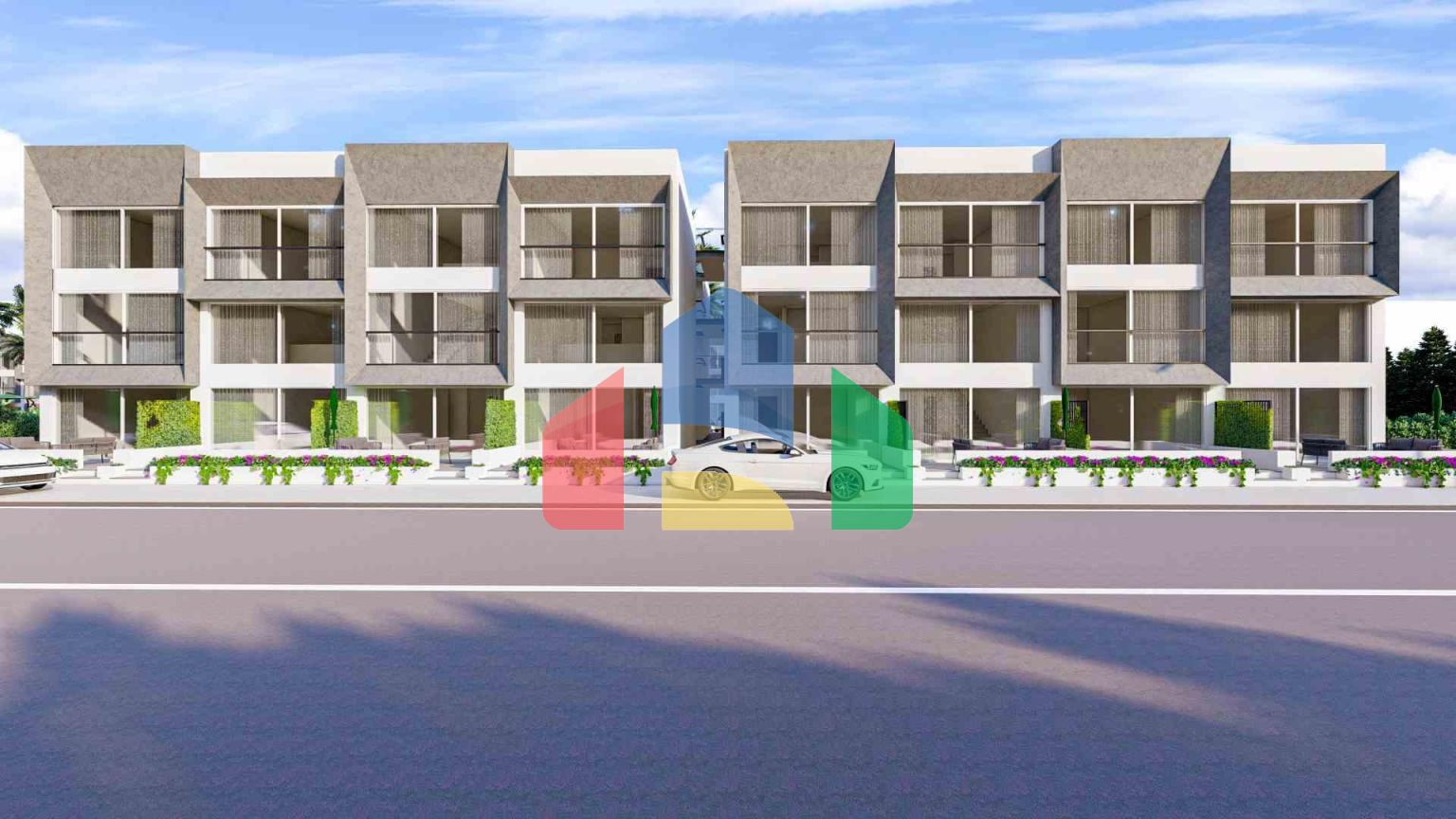 Студия 38 м2 с террасой 11 м2 в Искеле