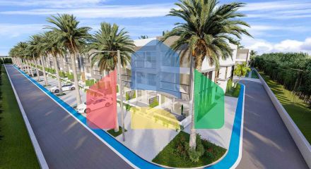 Студия 38 м2 с террасой 11 м2 в Искеле