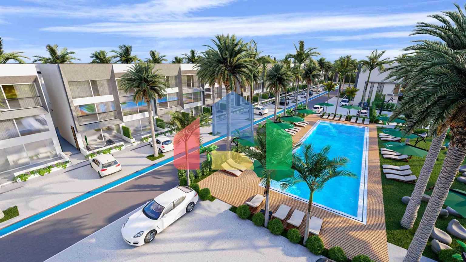 Студия 38 м2 с террасой 11 м2 в Искеле