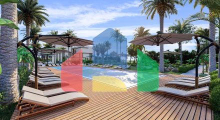 Студия 38 м2 с террасой 11 м2 в Искеле