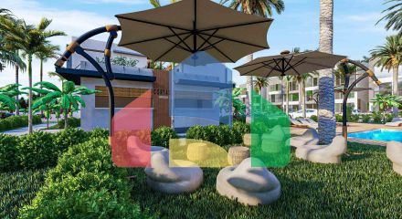 Студия 38 м2 с террасой 11 м2 в Искеле