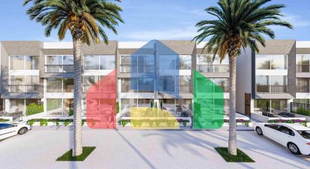 Студия 38 м2 с террасой 11 м2 в Искеле