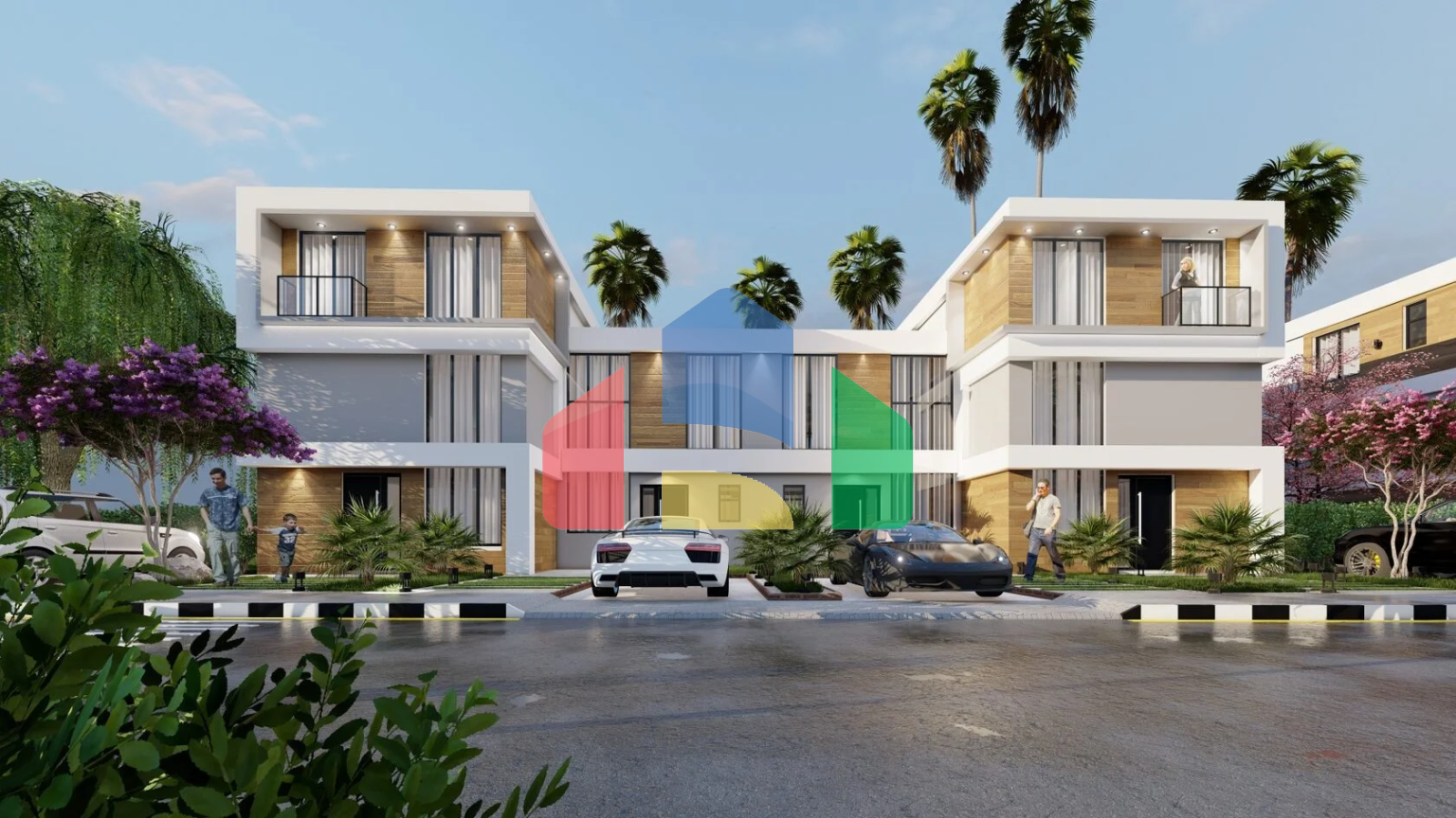 4-комнатная вилла 127м2 с террасой 27м2