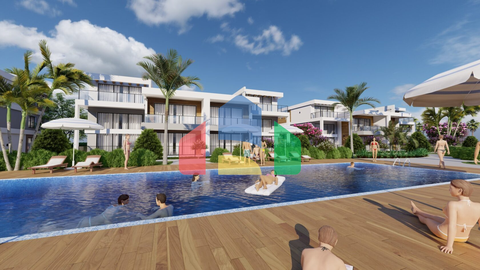 4-комнатная вилла 127м2 с террасой 27м2