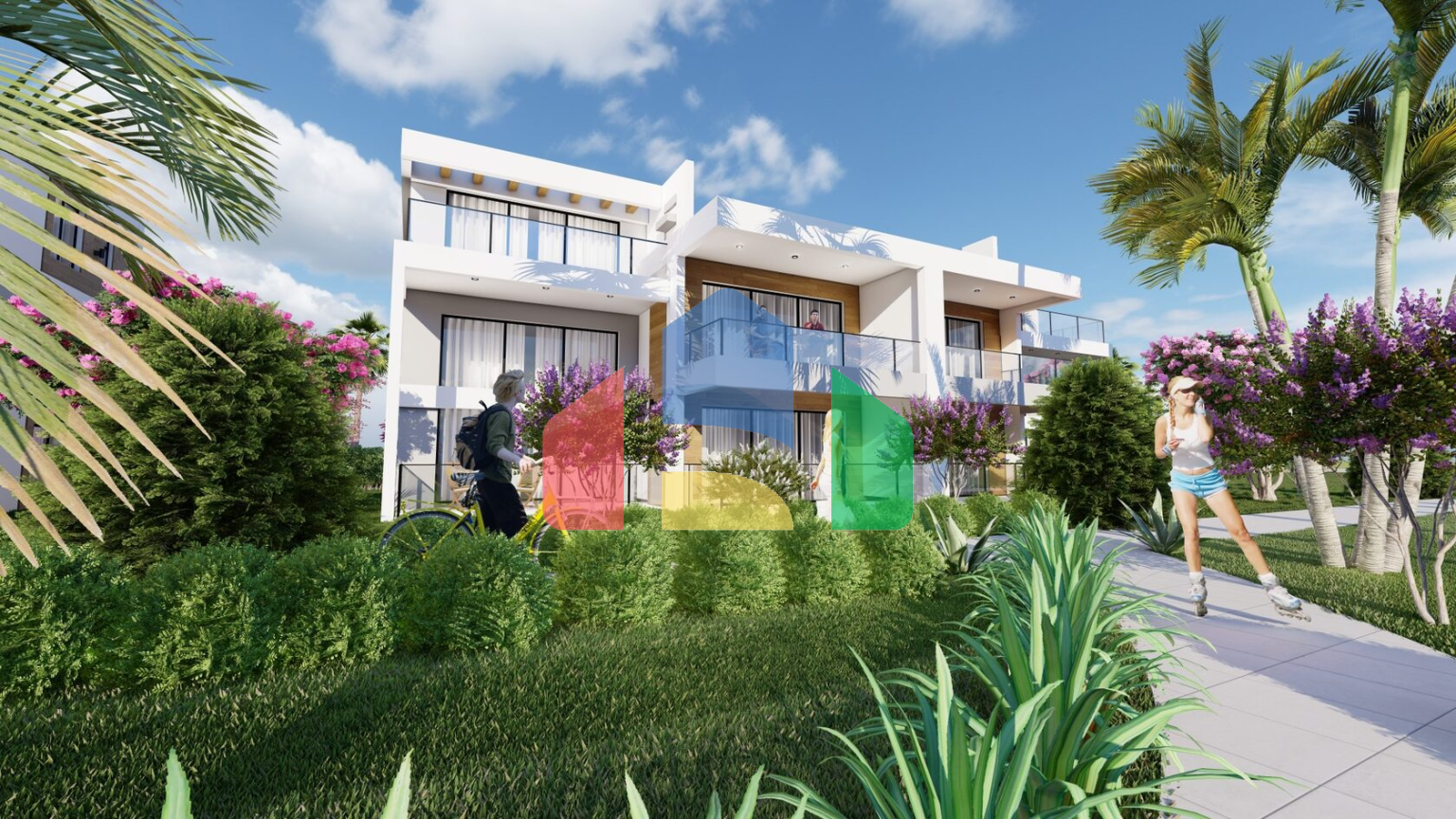 4-комнатная вилла 127м2 с террасой 27м2