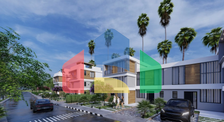 4-комнатная вилла 127м2 с террасой 27м2 4-комнатная вилла 127м2 с террасой 27м2