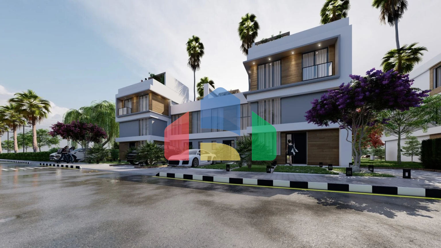 4-комнатная вилла 127м2 с террасой 27м2