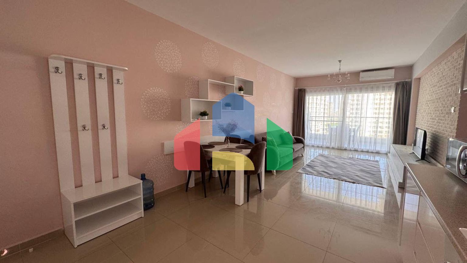 2-комнатные апартаменты 60м2 с террасой 8м2 в курортном комплексе