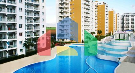 2-комнатные апартаменты 60м2 с террасой 8м2 в курортном комплексе