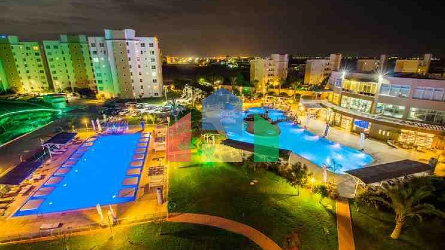 2-комнатные апартаменты 60м2 с террасой 8м2 в курортном комплексе