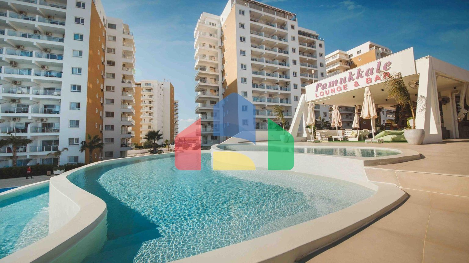 2-комнатные апартаменты 60м2 с террасой 8м2 в курортном комплексе