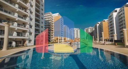 2-комнатные апартаменты 60м2 с террасой 8м2 в курортном комплексе