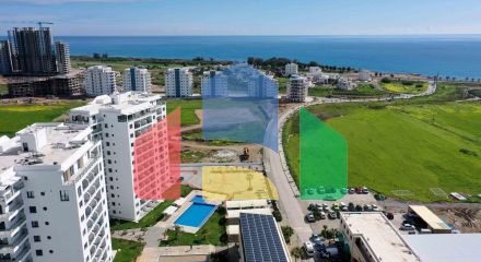 2-комнатные апартаменты 60м2 с террасой 8м2 в курортном комплексе