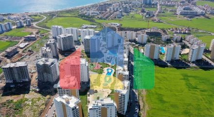 2-комнатные апартаменты 60м2 с террасой 8м2 в курортном комплексе