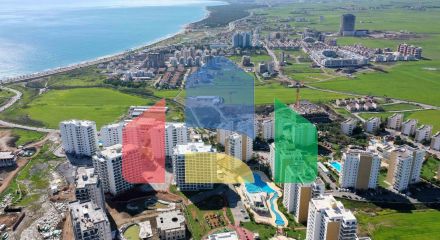 2-комнатные апартаменты 60м2 с террасой 8м2 в курортном комплексе