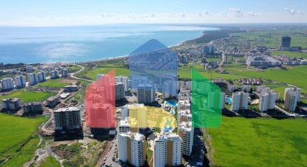 2-комнатные апартаменты 60м2 с террасой 8м2 в курортном комплексе