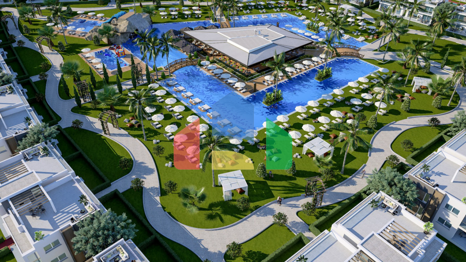 Студия 41м2 с террасой на крыше 34м2