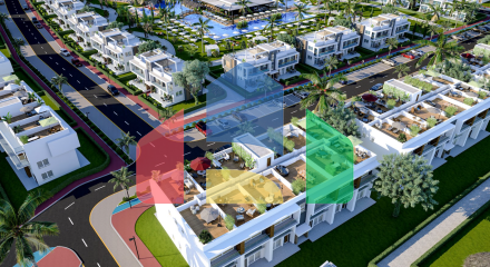 Студия 41м2 с террасой на крыше 34м2