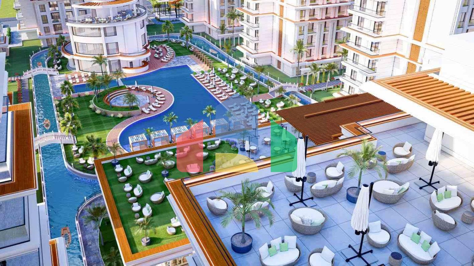 2-комнатные апартаменты 60 м2 с террасой 10 м2 в элитном комплексе