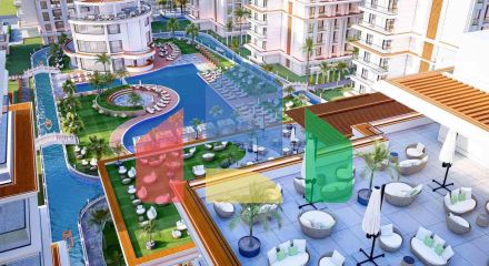 2-комнатные апартаменты 60 м2 с террасой 10 м2 в элитном комплексе 2-комнатные апартаменты 60 м2 с террасой 10 м2 в элитном комплексе