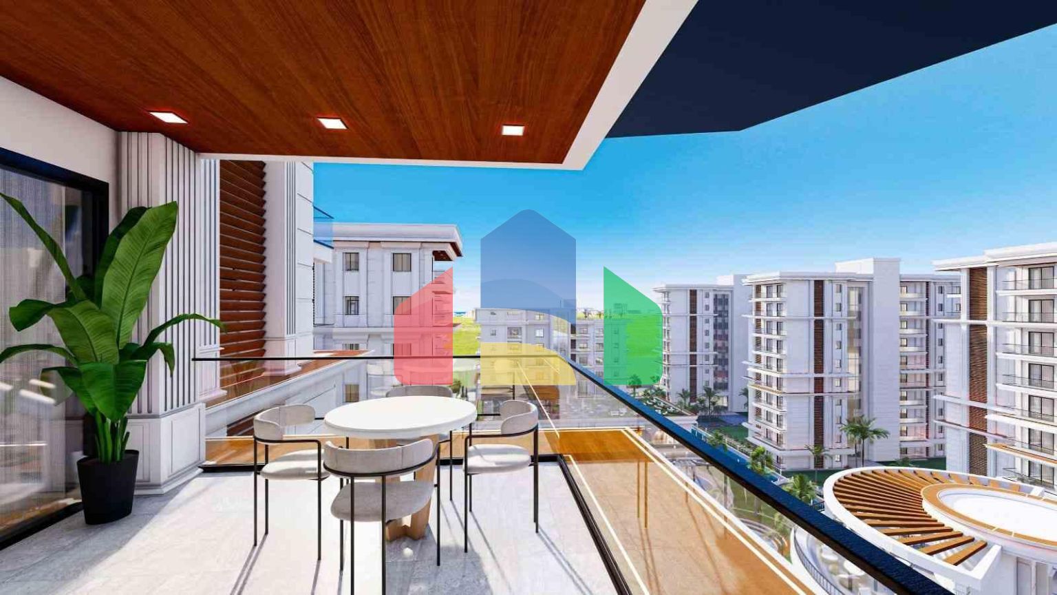 2-комнатные апартаменты 60 м2 с террасой 10 м2 в элитном комплексе