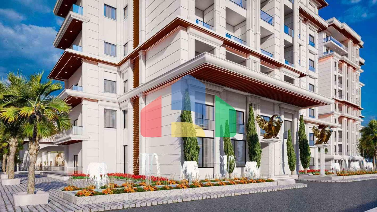 2-комнатные апартаменты 60 м2 с террасой 10 м2 в элитном комплексе