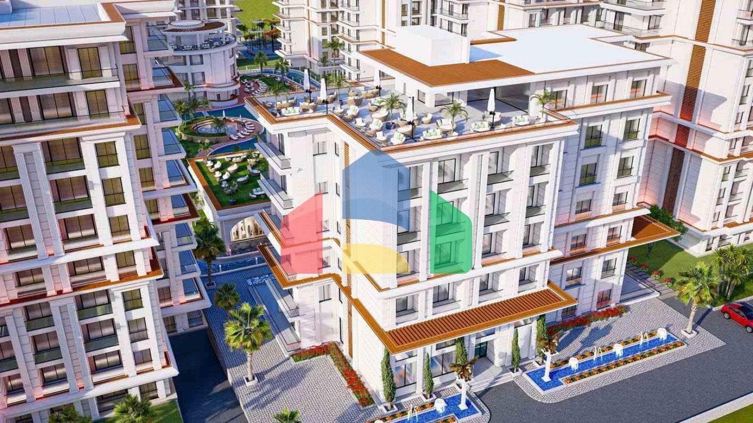 2-комнатные апартаменты 60 м2 с террасой 10 м2 в элитном комплексе