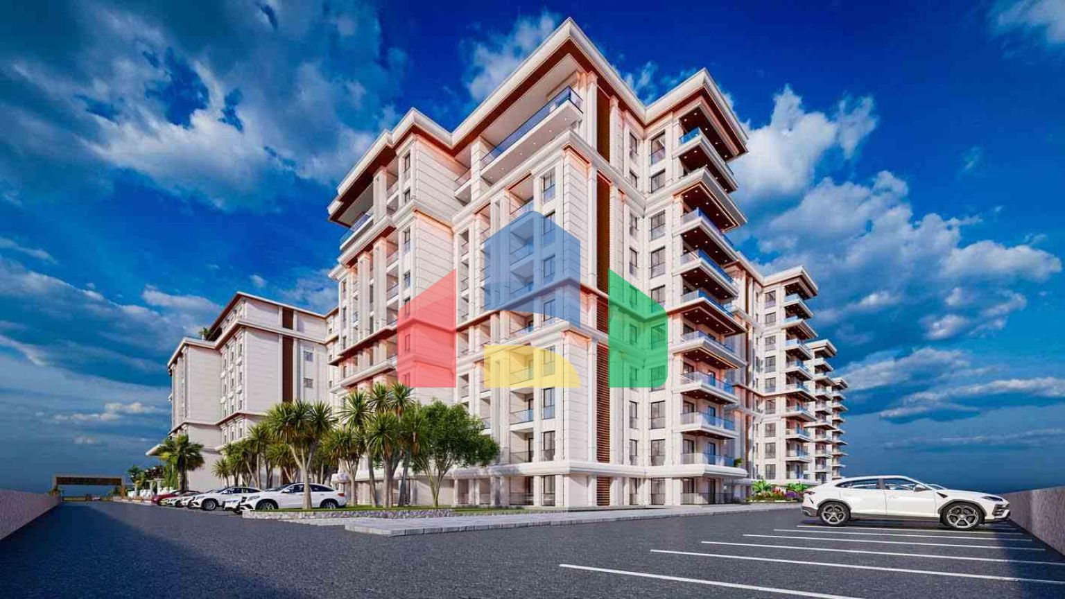 2-комнатные апартаменты 60 м2 с террасой 10 м2 в элитном комплексе