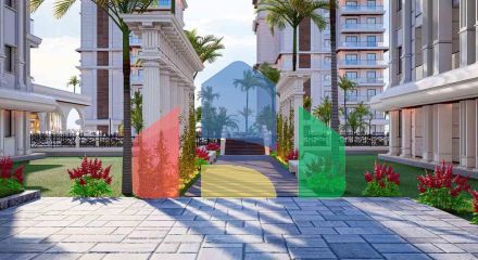 2-комнатные апартаменты 60 м2 с террасой 10 м2 в элитном комплексе 2-комнатные апартаменты 60 м2 с террасой 10 м2 в элитном комплексе