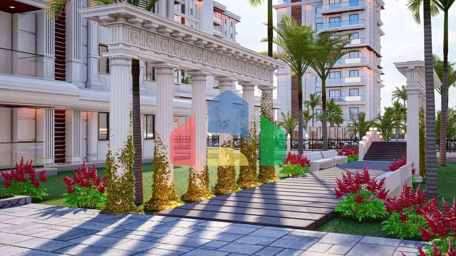 2-комнатные апартаменты 60 м2 с террасой 10 м2 в элитном комплексе