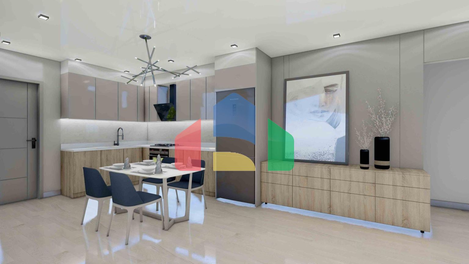 2-комнатные апартаменты 60 м2 с террасой 10 м2 в элитном комплексе